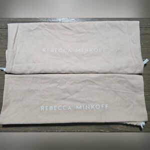 2 Rebecca Minkoff Tan Dust Bags